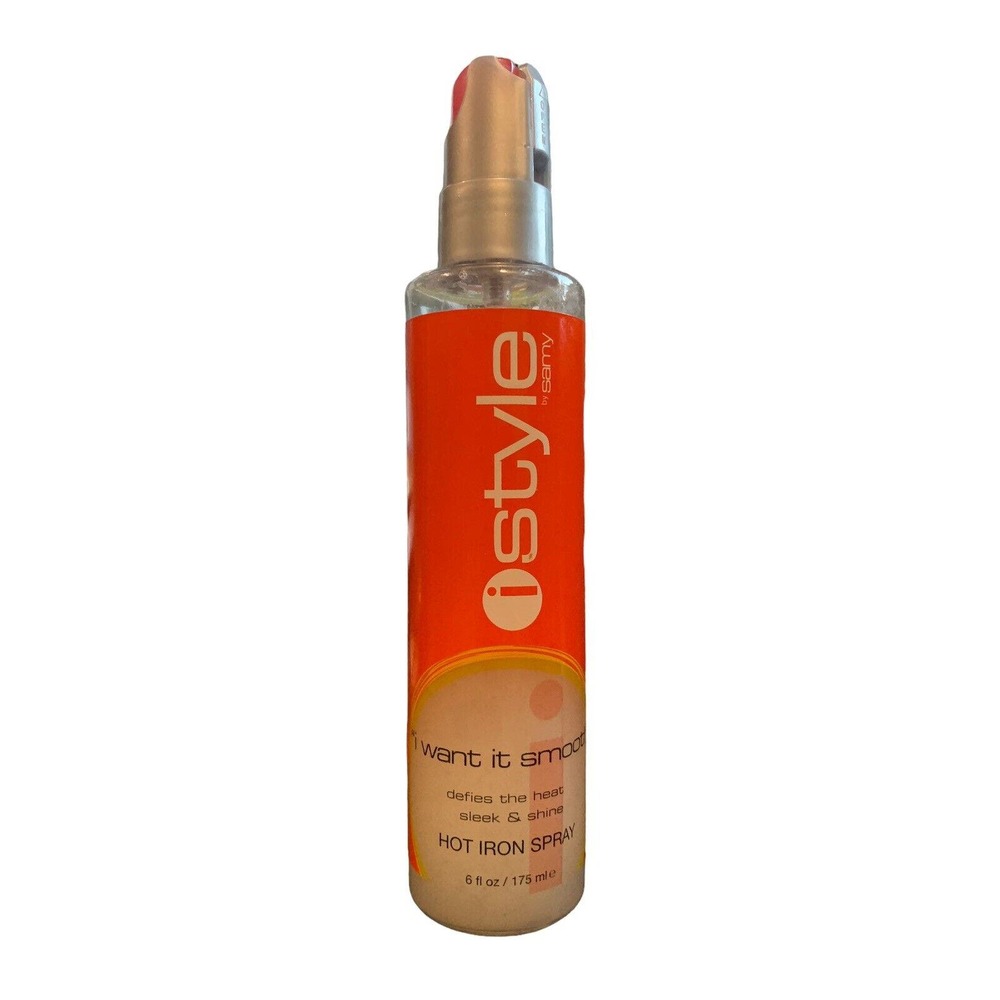 Samy iStyle Want It Smooth Hot Iron Spray Heat Defense NEW Hair 6 Fl Oz